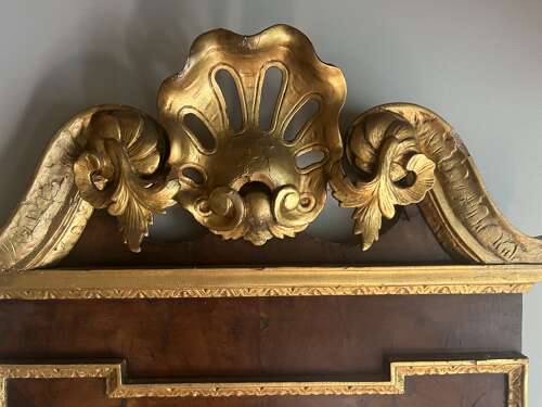 18th Century Chippendale Gilt and Walnut Mirror