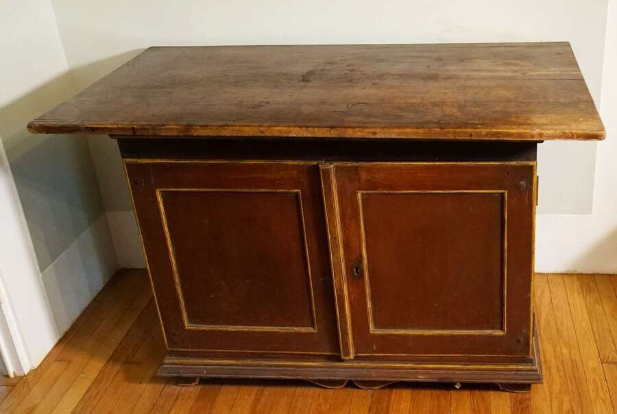 Antique Danish server in original paint