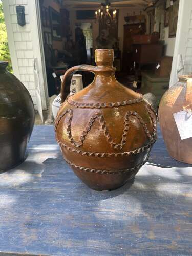 European Glazed Earthenware Jug