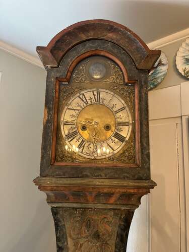Swedish Mora long case clock circa 1750