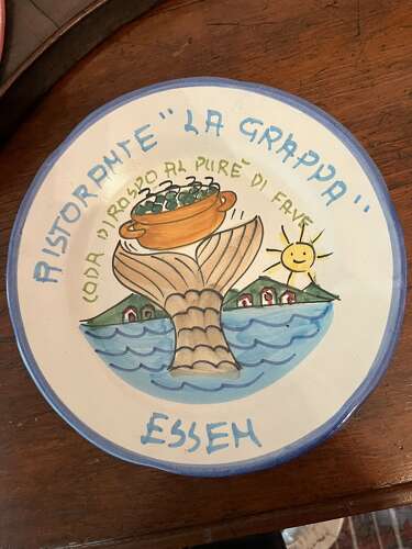 Vintage Italian Buon Ricordo plates