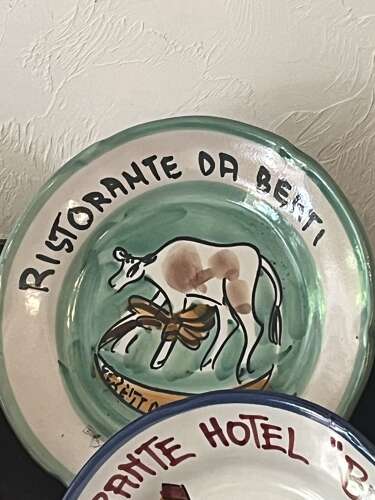 Vintage Italian Buon Ricordo plates