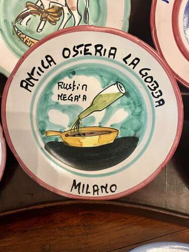Vintage Italian Buon Ricordo plates