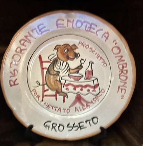 Vintage Italian Buon Ricordo plates