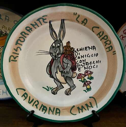 Vintage Italian Buon Ricordo plates