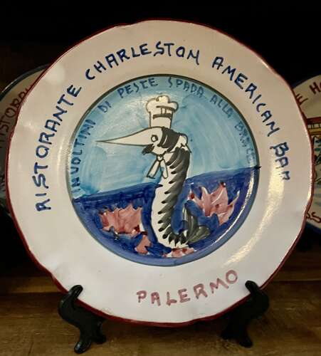 Vintage Italian Buon Ricordo plates
