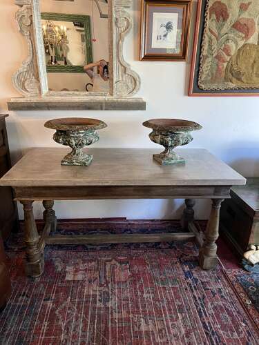 French stone top table early 19th century