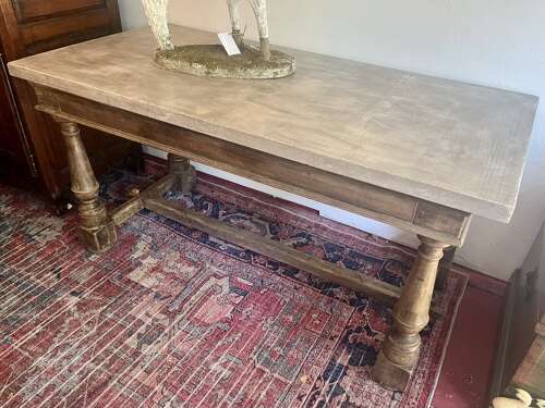 French stone top table early 19th century