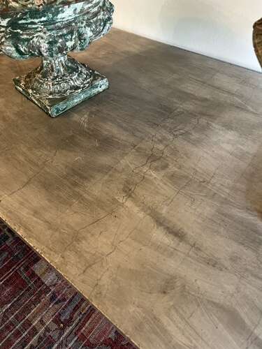 French stone top table early 19th century