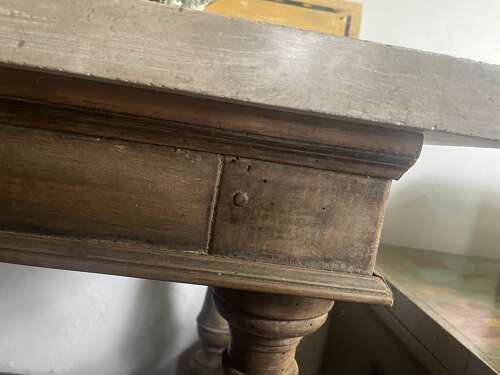 French stone top table early 19th century