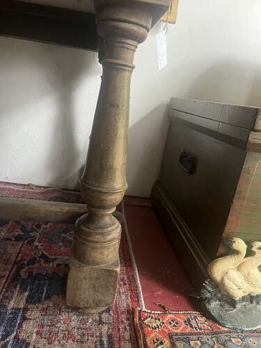 French stone top table early 19th century