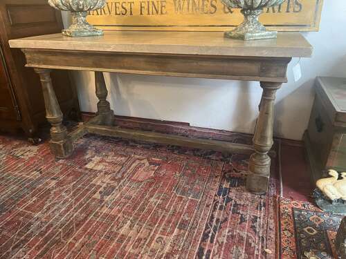 French stone top table early 19th century