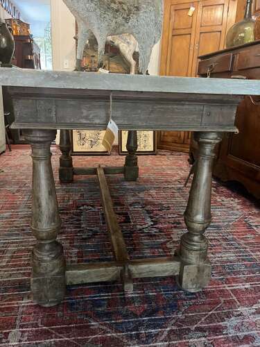 French stone top table early 19th century