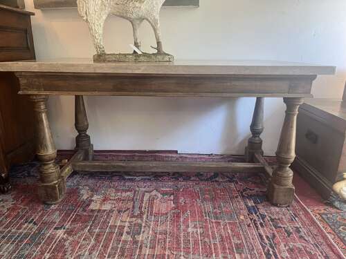 French stone top table early 19th century