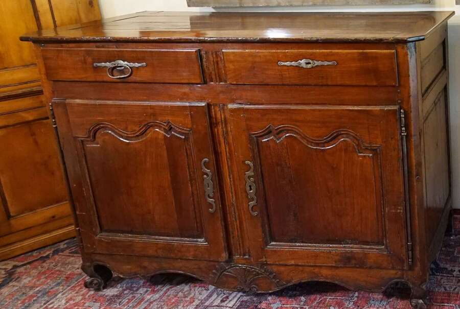 Antique French Country French provincial Louis XV Style buffet sideboard server