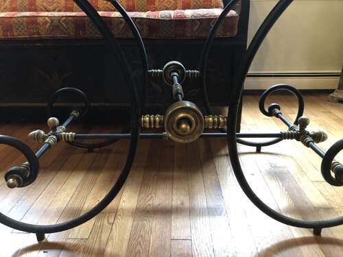 French marble topped Patisserrie table, circa 1860