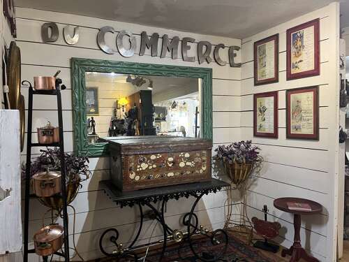 Vintage French metal sign