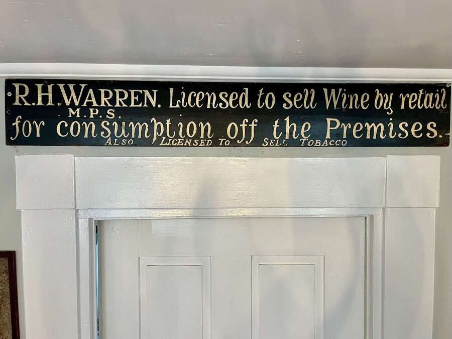 English vintner's sign circa 1920