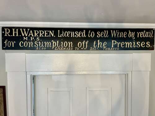 English vintner's sign circa 1920