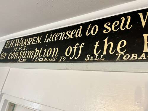 English vintner's sign circa 1920