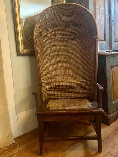 Hooded Scottish Orkney Chair circa 1890