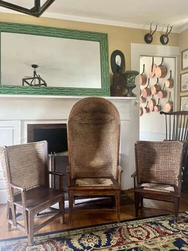 Hooded Scottish Orkney Chair circa 1890