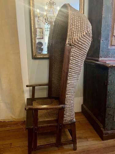 Hooded Scottish Orkney Chair circa 1890